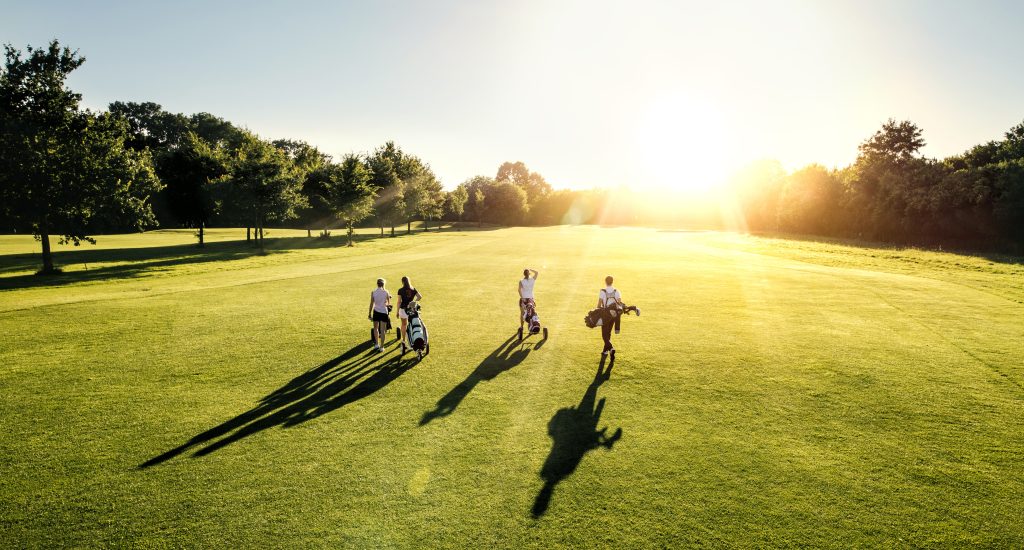 Group of golfers