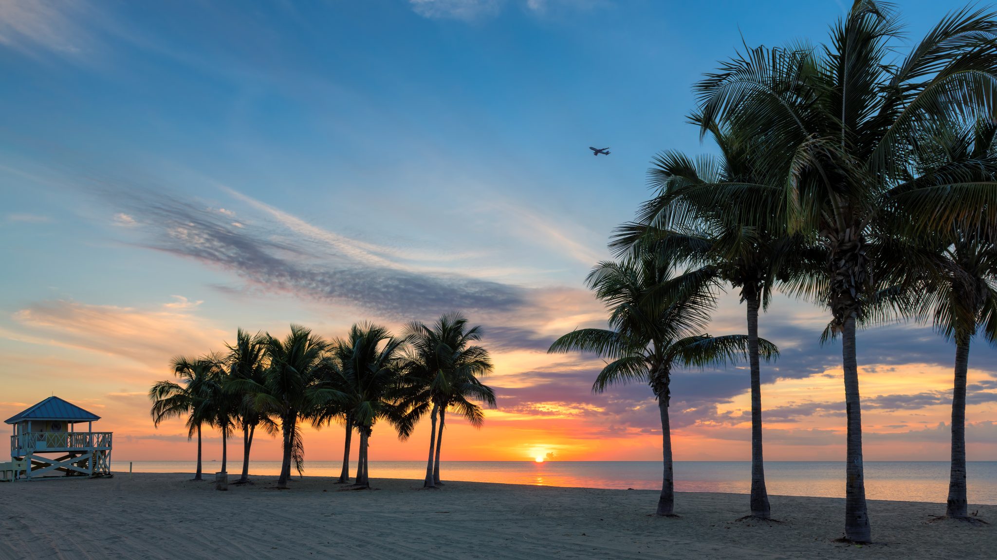 Sunrise at Key Biscayne, Florida